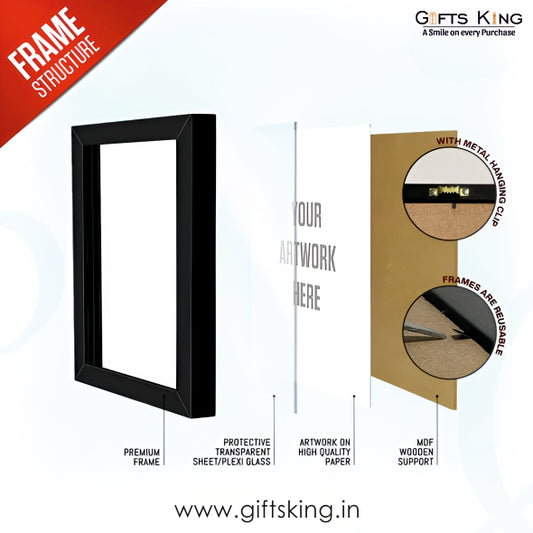 Set of 9 Frames with Photos