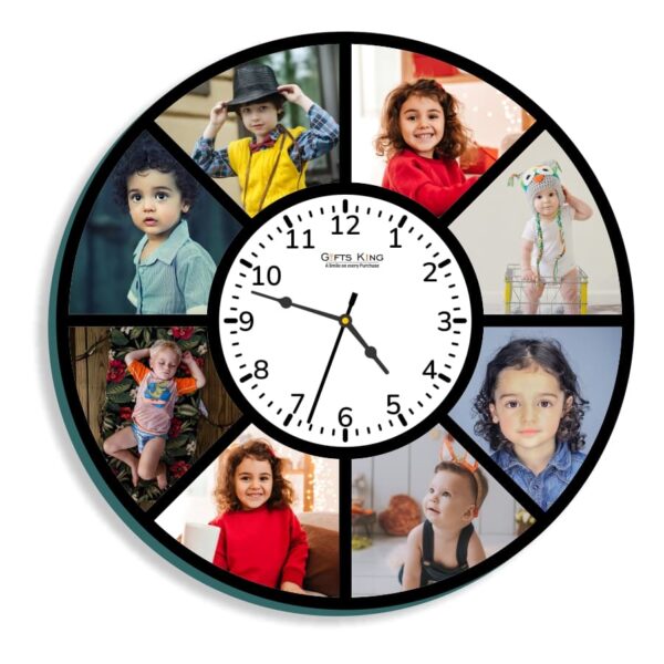 Wall Clock With Photos | Wall Decor | Best Gifts