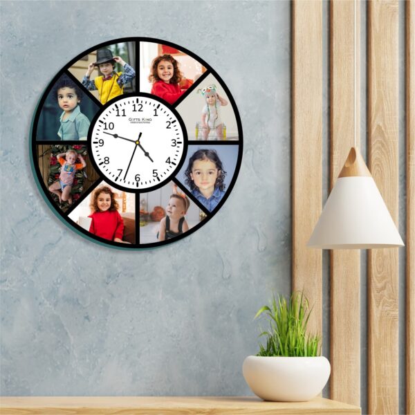 Wall Clock With Photos | Wall Decor | Best Gifts